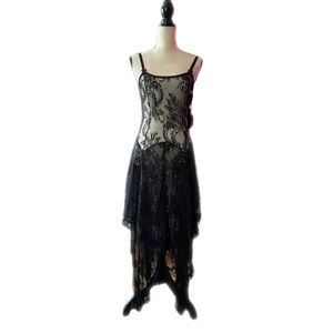 NWT Dolls Kill Widow Black Lace Dress